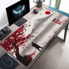 Red Sun Mountain Mouse Pad Gamer HD Printon Mousepad XXL Mouse Mat Natural Rubber Non-Slip Carpet Office Table Mat - View 3