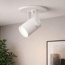 Spot de Sobrepor Direcionável Taschibra Cannon Compatível Lâmpada MR16 GU10 Teto Parede Decorativa Branco Alumínio - Branco - Visão 4