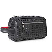 1pc Black Rivet Design Men's Clutch Bag, PU Material Large Capacity Zipper Handbag, Wristlet Bag Suitable For Daily Commute And Holiday Gifts, Travel Essential Gift, Exclusively For Men. Men's Gift - Multicolor - View 12