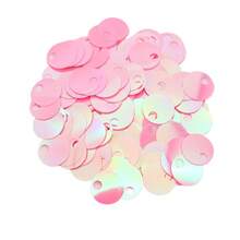 140pcs 20mm Large Hole Flat Round Holographic Sequins, Loose Sequins For Handmade Crafts, Art, Jewelry Making, Sewing, Embroidery, Party Decoration - 20g - View 15