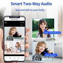 Tuya Smart Indoor Security Camera, 3MP HD WiFi & Bluetooth Home Surveillance Cam, Two‑Way Audio, Human Motion Tracking, Night Vision, APP Alarm Notification, Supports Up To 256G SD Card, For Pet & Home Monitoring - Multicolor - View 10