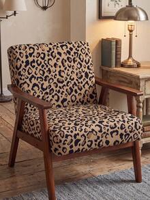 1pc Brown Leopard Print Sofa Cover, High Elasticity, Minimalist Modern Style, Soft & Skin-Friendly, Suitable For Living Room Single/Double/Triple/L-Shaped Sectional Sofa, Multiple Occasions, Sold Individually, Autumn Home Decor, Gift - Multicolor - View 5
