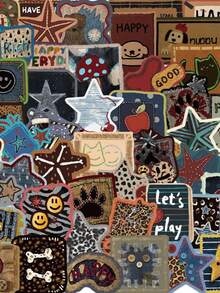50 American Retro Stickers, Lucky Y2K Stickers, Korean Cartoon Stickers, DIY Laptops, Refrigerators, Mobile Phone Scrapbooks, Cool Graffiti Stickers - Multicolor - View 4