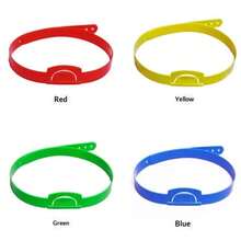 6pcs Insertable Card Headbands, 6 Colors, Adjustable Headbands, Interactive Game, Colorful Teaching Tool, Literacy Game, Suitable For Classroom, Party Game Props - Multicolor - View 6