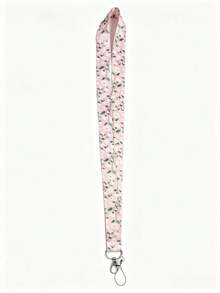 1pc Daisy Pattern Lanyard, Student ID Card Holder Lanyard, Key Chain Strap For School - Multicolor - View 5