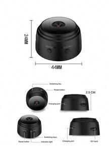 720P HD Mini WiFi Camera With Real-Time Remote Viewing, Two-Way Audio, And Motion Detection, Suitable For Home And Pet Monitoring - Multicolor - View 10