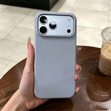 適用於 iPhone 18 Pro Max 18 Pro 17 Pro 17 Pro Max 17 液態矽膠 3 層全包覆軟膠橡膠手機殼，清新夏季配色，防震保護殼附防刮微纖維內裡，相容 iPhone 13 11 16 Pro Max 15 14 Plus 12 Mini XS Max 7 8 Plus - 銀色 - 查看 2