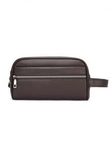 Men's Business PU Large Capacity Clutch Bag With Combination Lock, Anti-Theft Design, Travel Organizer Bag, Toiletry Bag, Multi-Card Wristlet, 2 Colors Available, Gift For Boyfriend - Clutch Bag - View 7