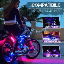 RGBI Neon Ambient Light Strip, 16 Million Colors DIY & Music Mode, LED Car Interior Ambient Light, LED Light Strip Ambient Light Set, Car RGB Decorative Foot Light - Ambient Light Strip - View 5