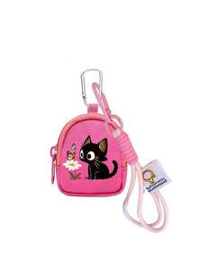 Drawstring Small Wallet, Cute Cat Pattern, Lipstick Pouch, Coin Purse, Zipper Credit Card Wallet, Fashionable High-End Wallet, Key Protector Storage Bag, Small Tool Bag, Women's Fashion Card Holder, Travel And Daily Use - Multicolor - View 11