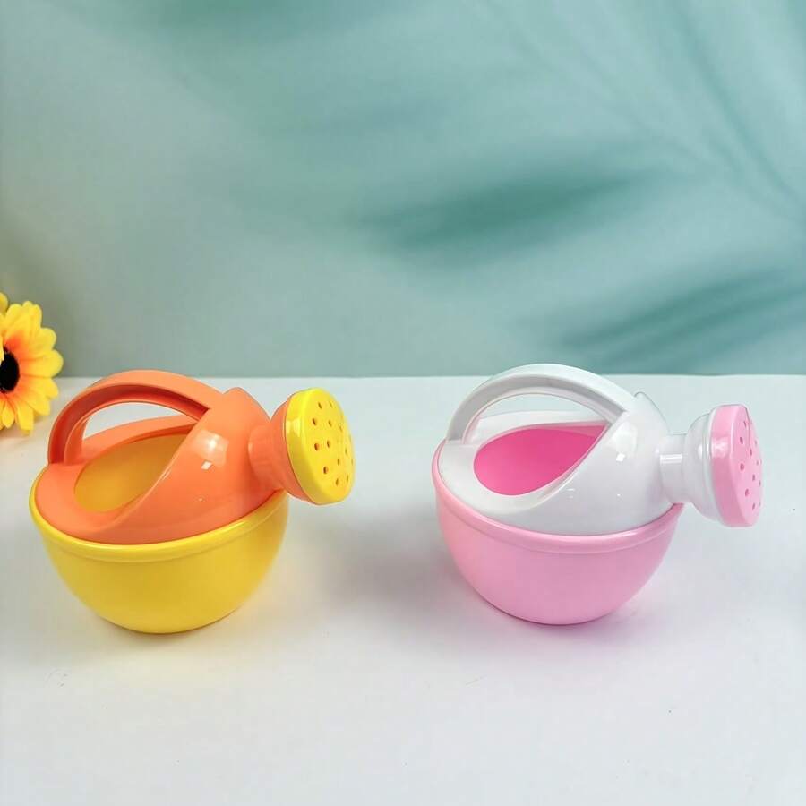 3pcs Random Color Mini Watering Cans - Handheld Plant Sprayer, Suitable For Indoor/Outdoor Gardening, Beach Shower And Party Decoration, Small Watering Cans - Multicolor - View 1