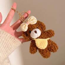 Set Gantungan Tas Boneka Beruang & Anak Anjing Lucu, Koleksi Liontin Hewan Lembut dengan Detail Topi/Pita/Wortel/Tas Rajutan, Aksesori Gantung Tas Tangan dan Ransel yang Manis, Hadiah - MultiWarna - View 8