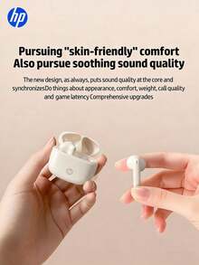 HP H10JSE Bluetooth 6.0 Wireless Earbuds | ENC Noise Cancelling IPX4 Waterproof - View 7