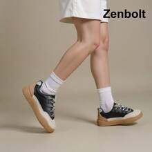 ZenBolt Women's Casual Skateboard Shoes, Versatile, Perfect Gift For Girlfriend - Black - View 2