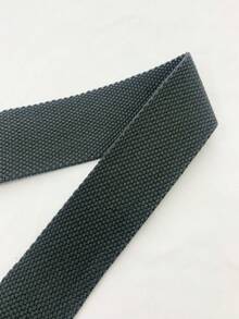 1pc Dark Grey Replacement Shoulder Strap For Crossbody Bag, Shoulder Bag Strap With Shiny Black Buckle - Dark Grey - View 4