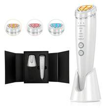 6-In-1 Hot & Cold Facial And Neck Beauty Massage Device, USB Rechargeable LED Photon Light Therapy, 3 Modes For Lifting, Firming And Wrinkle Reduction, Anti-Aging Home Salon-Grade Skincare Device, Suitable For All Skin Types, Birthday And Holiday Gift For Women And Men - Multicolor - View 15