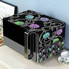 1pc Microwave Dust Cover, Home Oven Rack Dust Cover, Washable Dust Cover, Home Food Machine Dust Cover, Highly Attractive Kitchen Storage Cabinet Dust And Stain Cover - Full Coverage - View 7