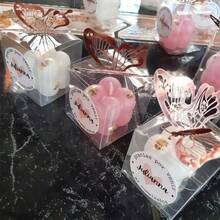 1/5/20/50pcs Transparent PVC Gift Boxes, 3 Sizes, Candle Packaging Party Supplies Favor Boxes - Multiple Styles a - View 3