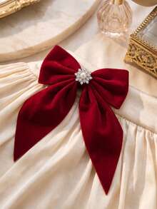 2/6/10pcs Sunflower Velvet Bow Hair Clips, Sweet Hair Accessories - Suitable For Girls And Women, Perfect For Daily Wear, Travel, Vacation, And Dates - Multicolor - View 5