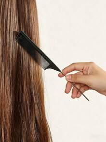 CHIGO 30/12/10/1pc Set Professional Straight Comb/Sectioning Comb/Parting Comb/Stainless Steel Straight Comb/Anti-Static Comb: Multi-Functional Comb, Suitable For Normal Hair, Create Candy-Colored Hairstyles, Perfect For Hairstylists, Halloween, Christmas Gift For Girls - Multicolor - View 10