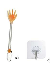 1pc Portable Multi-Function Telescopic Back Scratcher Full Body Soothing Tool,Portable Itch Relief Tool For Family, Seniors,Travel, Ideal Christmas Gift - Multicolor - View 12