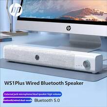 Speaker Stereo Surround HP WS1Pro Berkabel & Bluetooth, Volume Tinggi, Gaya Modern, Audio Bar Bass Bertenaga, Mode Ganda Berkabel & Bluetooth, Kompatibel dengan PC, Ponsel, Laptop, TV - View 12