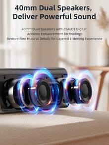ZEALOT Speaker USB Type C Wireless 3.5mm - Hitam - View 4