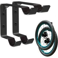 Solid Steel Wall‑Mounted Bike Storage Hook, Bicycle Wheel Hanger Bracket With Soft Anti‑Scratch Pad For Spare Tire Storage - 1pc - View 9