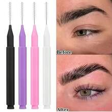 10/5/3/1pcs Disposable Mini Eyebrow Brush & Brow Lift Tool, Eyelash Extension Comb, Eyelash Perm Brush, Eyelash Accessories, Makeup - Multicolor - View 5