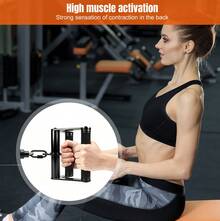 Huini Cable Machine Attachment Set, 4-Piece Set, Lat Pulldown Attachments For Home Gym Equipment, Tricep Pull Down Attachment For Home Gym Accessories, Lat Pull Down Bar And Tricep Rope Cable Attachment - V Bar, Double D Handle, Tricep Rope, Straight Bar - View 6