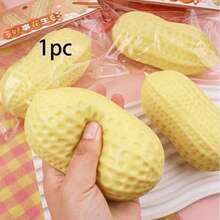 1pc-Peanut Squishies(Please Check The Size Chart Before Ordering,It ContainsImportant Information)Peanut Shaped,Suitable For Office Relaxation/Party Interaction,Ideal Gift For Birthday,Holiday And Family Gathering,Squishy Item ,Suitable For Placement - Upgraded Version - View 10