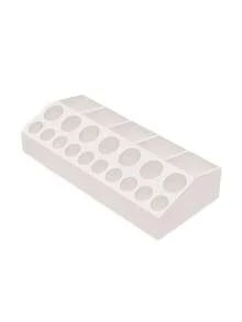 Multi-Slot Slanted Design Perfume Sample Rack, Perfume Sample Bottle Storage, Desktop Mini Bottle Display Storage Rack, Portable Travel Perfume Spray Bottle Storage, Suitable For Vanity Tabletop, Birthday Gift, Housewarming Gift, Halloween Gift - Multicolor - View 11