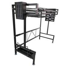 Escorredor Louça Suspenso Retratil Cozinha Modular Ajustavel Pia Bancada Prato Copo Talher Utensilios Prateleira Gancho - Preto - Visão 5