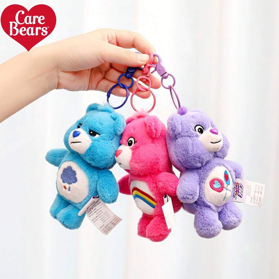 Care Bears Plush Keychain | Cute Collectible Bag Charm And Keychain - Multicolor - View 1