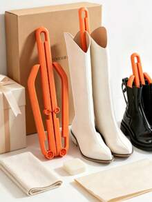 10/6/4/2 High Boot Support Frame - Plastic Boot Support Inner Liner - High Boot Support Frame - Maintains Shape And Prevents Deformation-Suitable For Ladies' Boots Denim Boots, Leather Boots Straight-Leg Boots- Shoe Accessories Shoe Accessories - A-foldable - View 1