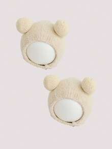2pcs/1pc Baby Hat, Cute Children's Winter Baby Hat, Suitable For Boys And Girls, Autumn/Winter - Multicolor - View 23