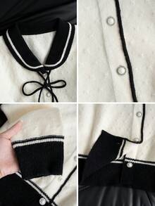Sexy Knit Sweater, Women's Spring/Summer New Slim Fit Flattering Long Sleeve Top - Apricot - View 11
