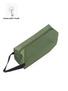 Pencil Case Storage Bag, Waterproof Portable Pencil Pouch, Minimalist Office Stationery Bag With Handle, Back To School Supplies - A - View 9