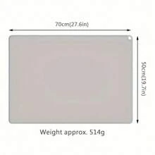1pc Silicone Pet Feeding Mat, Rectangular Waterproof, Non-Slip, Easy To Clean And Durable, Suitable For Daily Pet Feeding - Multicolor - View 14