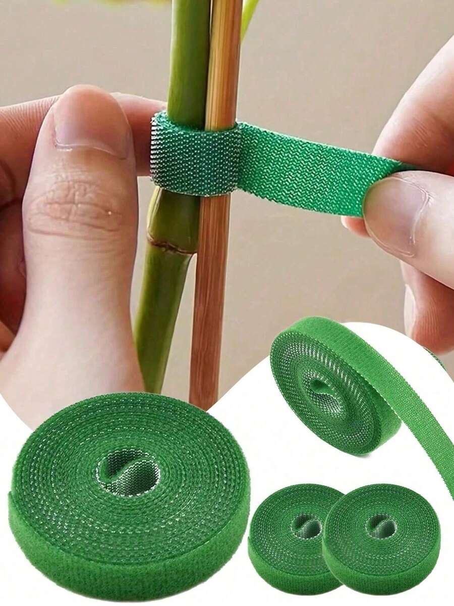Adjustable Reusable Garden Plant Ties, Thickened Hook And Loop Garden Tape, Strong Climbing Plant Support Strap, Suitable For Tomato Vines, Essential Indoor And Outdoor Gardening Tool And Home Cable Management Strap