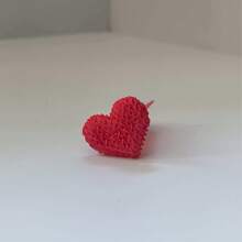 1pc Creative Knitted Heart Bookmark, 3D Textured Page Clip, Fashionable Reading Marker Designed For Book Lovers, Unique Book Accessory, Bookmark, Page Marker, Page Clip, Reading Indicator - One Size Fits All - View 8