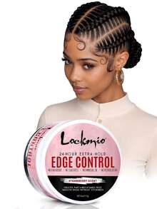 lockmio Women's Edge Control Gel 4Oz, Strong Hold Edge Control Wax, Smooth Frizz And Flyaways, Suitable For Braided Hairstyles, Moisturizing Formula, Non-Greasy, No White Residue, Daily Hair Care, High Shine, Suitable For All Hair Types Women - Full Size - View 2