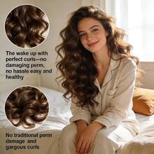 8pcs Heatless Curling Hair Styling Tool Set, Heatless Curling Rod Hair Band, Heatless Silk Satin Ribbon Curling Rod, Curling Device With Hair Clips, Slouchy Natural Soft Wave DIY Curling Tool Suitable For Overnight Sleep Use, Hair Care Products And Accessories, Ponytail Clip, Braid Maker, Pointed Tail Comb, Hair Pulling Needle, Hair Piercing Rod, Hair Tugging Tool For Women And Girls Of All Hair Types - Multicolor - View 11