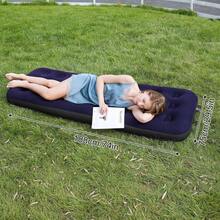 Camping Inflatable Mattress, Thick Textured PVC, Wear-Resistant Skin-Friendly, Breathable High Elasticity, Quick Inflation And Deflation, Foldable Waterproof, Suitable For Bedroom Guest Bed, Car Driving, Patio Garden Picnic Use - Multicolor - View 11