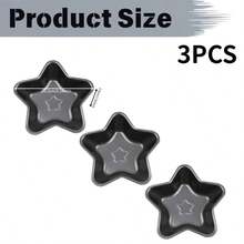 Mini Fluted Tube Pan 4 Inch, Carbon Steel Nonstick Heart Star Baking Mold, Cupcake Bread Bavarois Brownie Tray - Multicolor - View 17