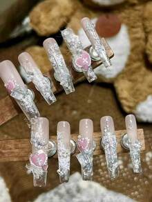 limitpretty 1pc Vintage Court Style Sword Blade Butterfly Chain Candle Holder Cross European Nail Art Silicone Mold - Multicolor - View 8