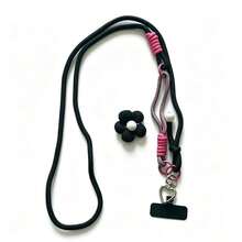 1pc Portable Colorful Braided Phone Lanyard, Adjustable Crossbody Strap, Anti-Lost Wrist Strap, Outdoor Minimalist Style - Multicolor - View 15