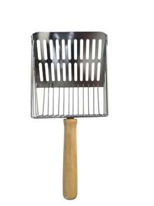 Cat Litter Scoop Fine Hole Stainless Steel Dedicated Shovel For Cat Litter Tofu Litter Large Metal 2-In-1 Mineral Litter Tool - View 9