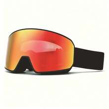 Winter Adult Ski Goggles, Double Layer Anti-Fog Ski Goggles, Suitable For Snowboard/Ski, Full Frame High Definition Wide Field Of View Outdoor Sports Eyewear - Multicolor - View 3