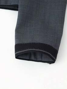 Women's Vintage Knot Button Decor Jacket - Grey - View 5